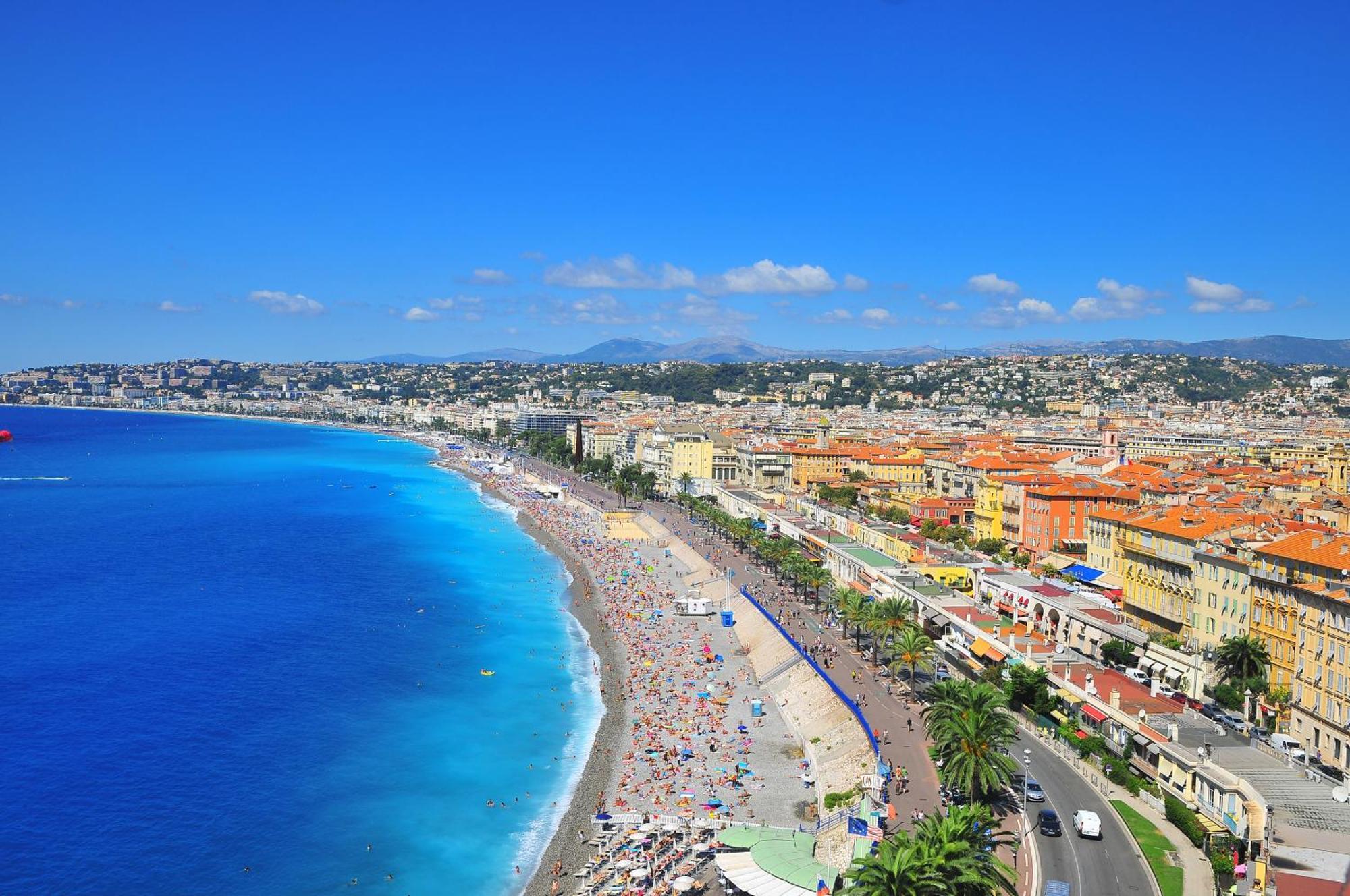 Le 323 Prom - 2 Chambres - Ac - Parking - Tram Et Supermarche Proches - Front De Mer Nizza Kültér fotó